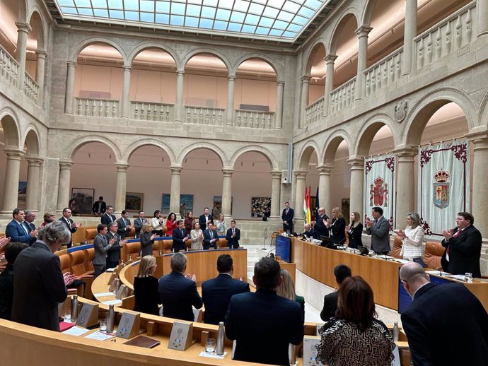 Archivo - Pleno Parlamento de La Rioja