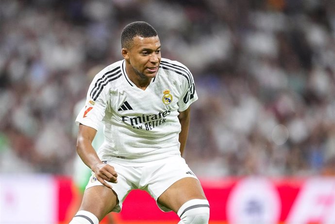 El jugador del Real Madrid Kylian Mbappé.