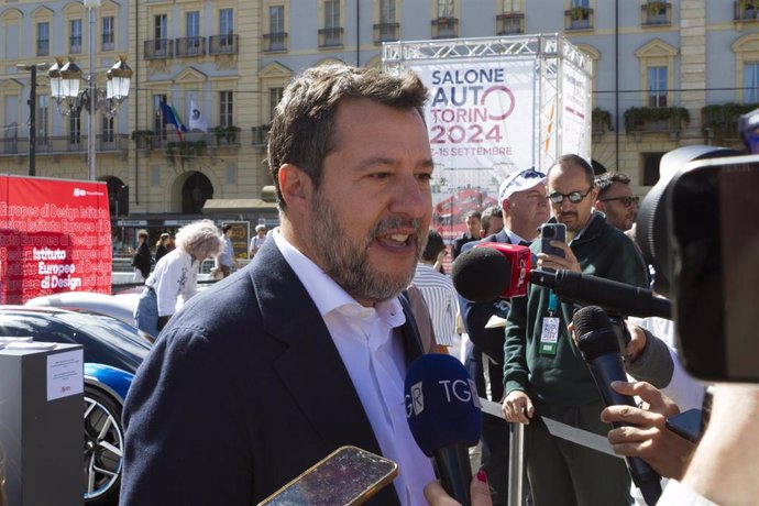 El vicepresidente de Italia y ministro de Infraestructuras y Transporte, Matteo Salvini   