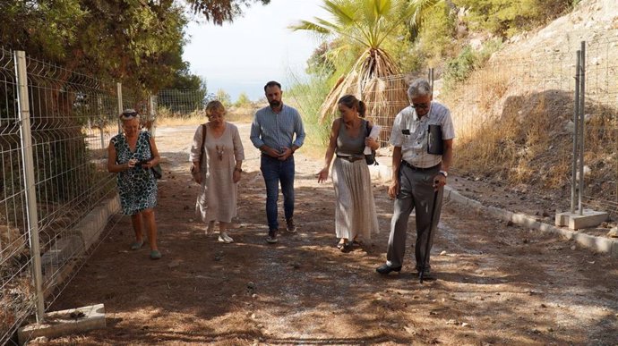 El responsable de Urbanismo en el grupo socialista, Mariano Ruiz, en los Pinares de San Antón.