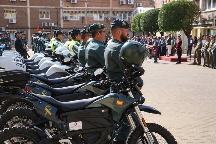 Archivo - La delegada del Gobierno en C-LM, Milagros Tolón, preside el acto de celebración del 180 aniversario de la fundación de la Guardia Civil en Toledo.