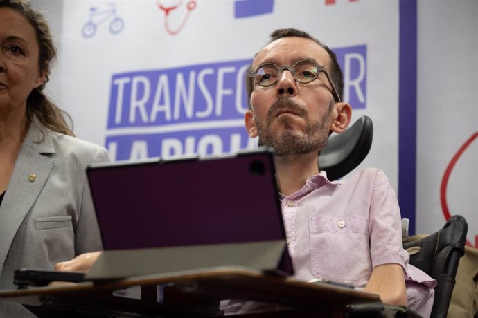 Archivo - El exportavoz de Unidas Podemos en el Congreso, Pablo Echenique.