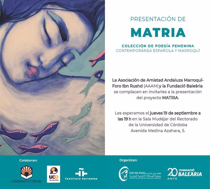 Cartel de la presentación de 'Matria'.