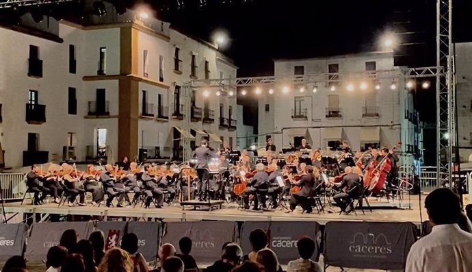 Orquesta de Extremadura en la Noche del Patrimonio de Cáceres