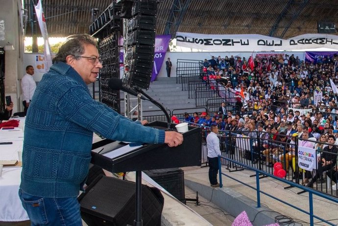 El presidente de Colombia, Gustavo Petro