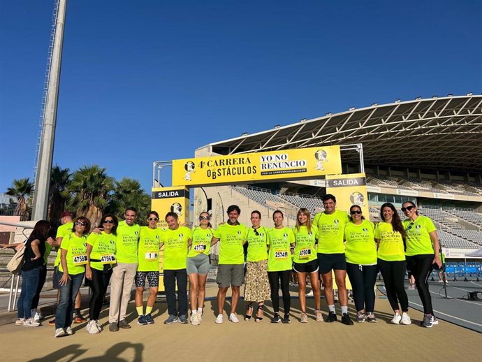 La 'popular' Lucía Yeves ha participado este domingo en la carrera 'Yo no renuncio' por la conciliación.