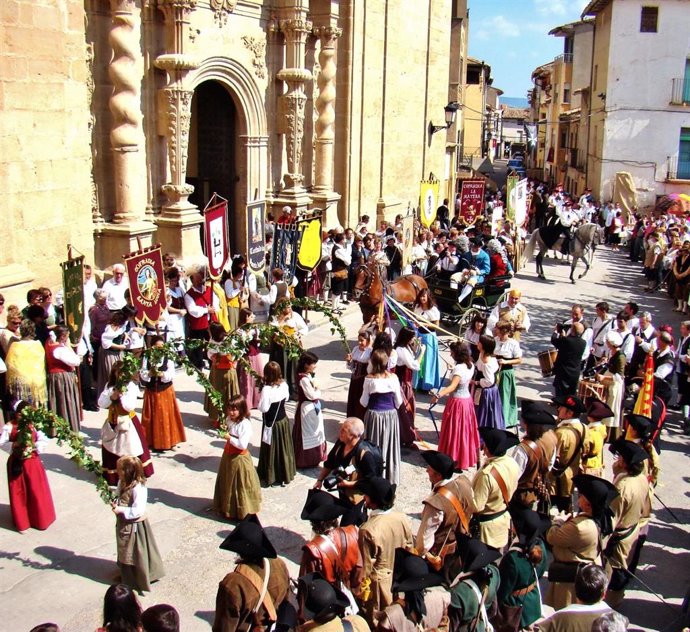 Recreación histórica del 'Regreso del comendador'.