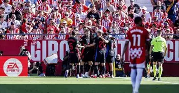 Lamine Yamal lidera la fiesta del Barça en Montilivi