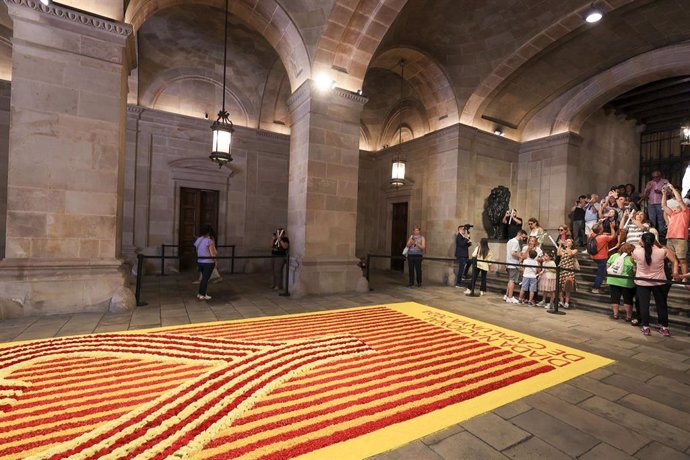 La alfombra floral de este año