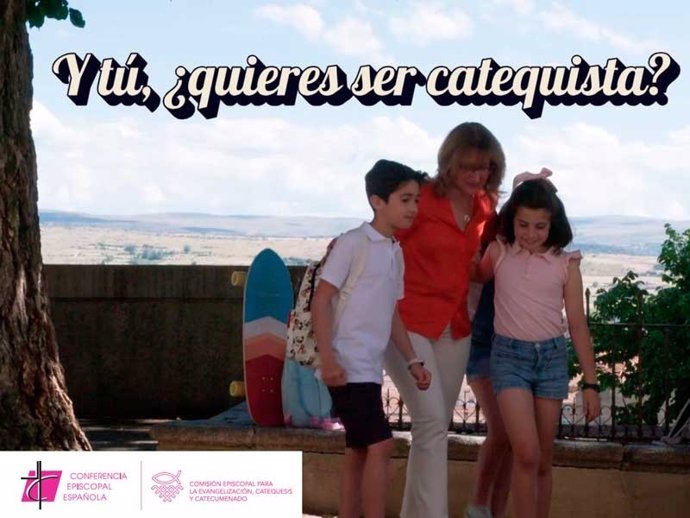 Imagen de la campaña 'Y tú, ¿quieres ser catequista?'.