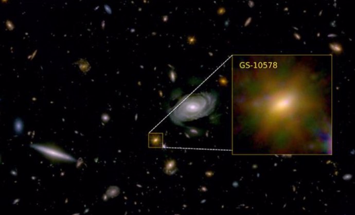 Latam.-Ciencia.-Un agujero negro que "deja morir de hambre" a su galaxia anfitriona