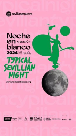 Cartel de La Noche en Blanco 2024.