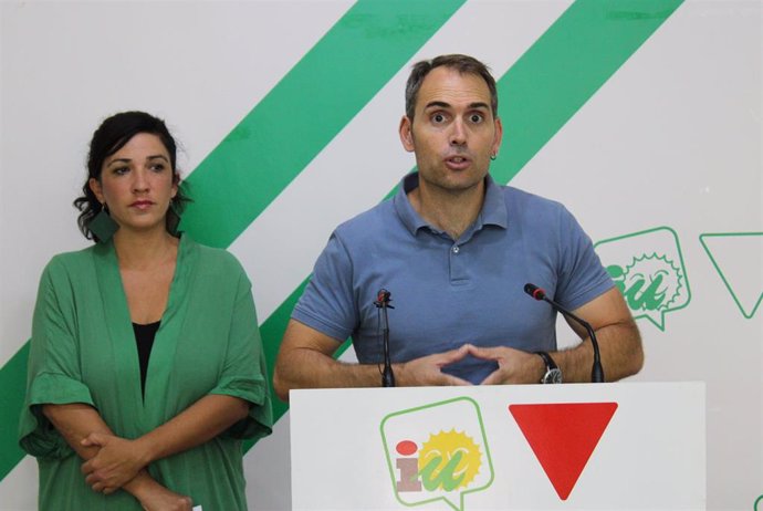 El coordinador general de IU Andalucía y diputado de Sumar en el Congreso, Toni Valero, este lunes