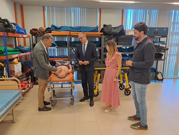 El consejero de Educación y Formación Profesional, Víctor Marín, visita el CIFP de Lorca con motivo del inicio de curso en Formación Profesional.