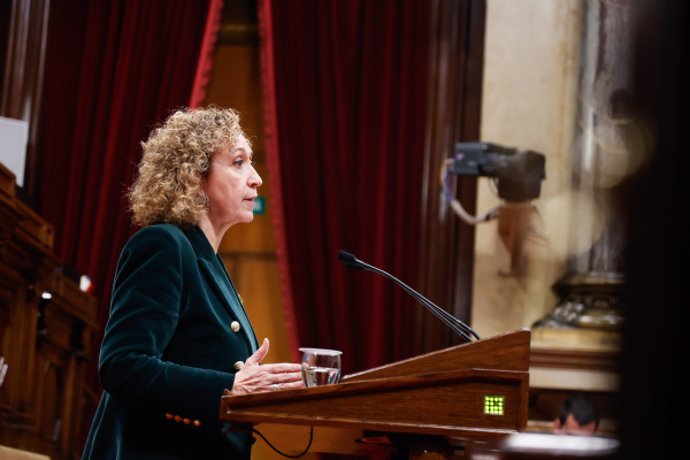 Archivo - La diputada de ERC y exconsellera de Territorio de la Generalitat, Ester Capella, en un pleno en el Parlament en marzo de 2024