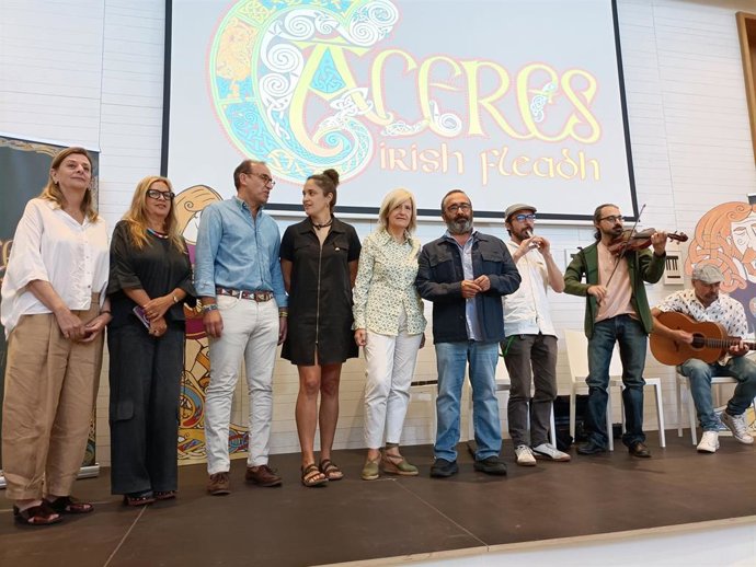 Presentación del XX Irish Fleadh que se celebra este fin de semana en Cáceres