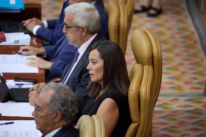 La vicepresidenta primera de la Asamblea de Madrid, Ana Millán Arroyo, durante la segunda sesión del Debate del Estado de la Región.