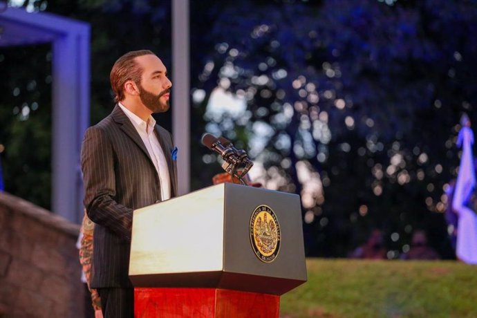 Archivo - Nayib Bukele, presidente de El Salvador