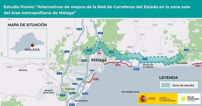 Archivo - El Gobierno adjudica la redacción de un estudio previo para mejorar la red de carreteras en el este de Málaga.