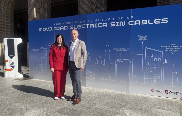 Presentación del proyecto de carga en movimiento e inalámbrica en Zaragoza.