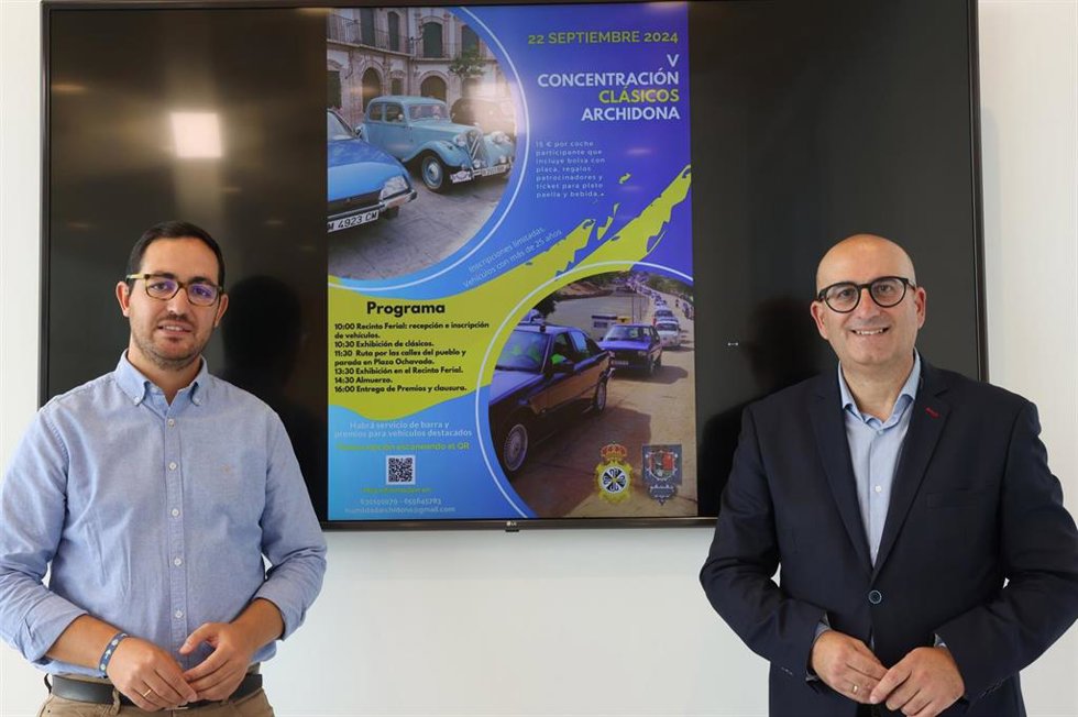Presentación en la Diputación de Málaga de la Concentración Clásicos Archidona.