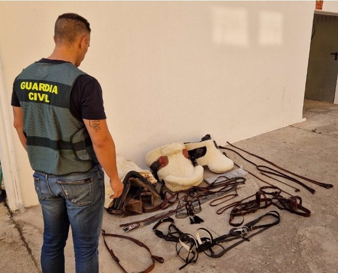 Tres investigados por el robo varias monturas de caballo en una vivienda de Gójar