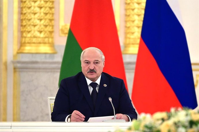 Archivo - El presidente de Bielorrusia, Alexander Lukashenko