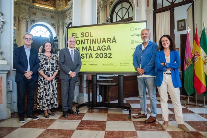 El alcalde de Málaga, Francisco de la Torre, en la presentación de El Sol, Festival Iberoamericano de la Comunicación.