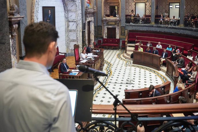 Imagen del Debate sobre el estado de la ciudad de València 2024, el primero del actual mandato y de María José Catalá como alcaldesa. 