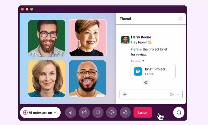 Slack AI incorproa una herramienta para generar notas de reuniones