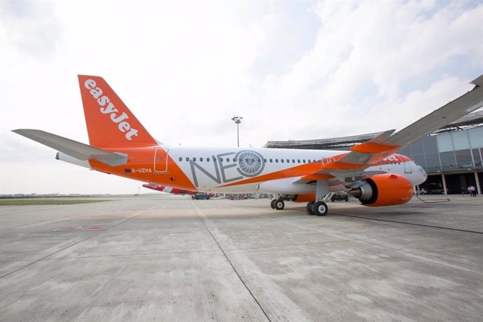 Archivo - Aviones de easyJet.