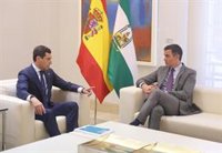 Moreno subraya que no negociará "bilateralmente sobre financiación" con Sánchez en la reunión del viernes