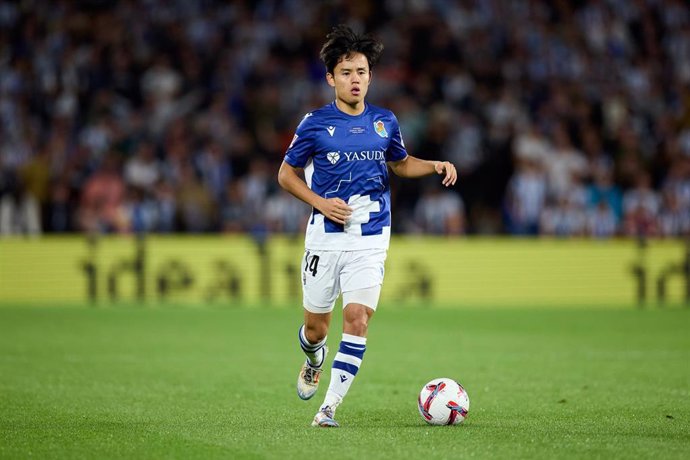 El jugador de la Real Sociedad Takefusa Kubo.