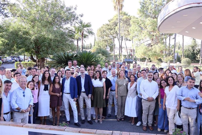 Asistentes a la Junta Directiva Provincial del PP de Córdoba.