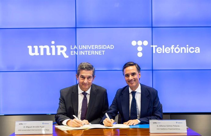 UNIR y Telefónica Hispanoamérica firman una alianza para promover competencias digitales en América Latina