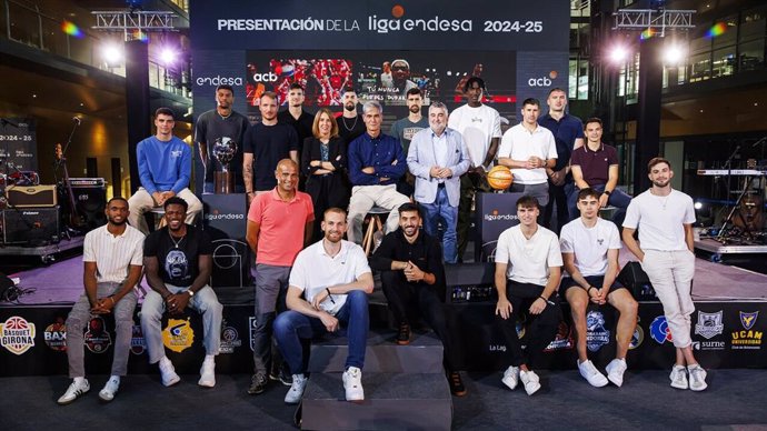 La temporada 2024-25 de la Liga Endesa se presentó este lunes en la sede de la compañía energética en Madrid