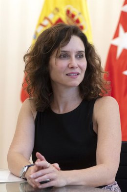 La presidenta de la Comunidad de Madrid, Isabel Díaz Ayuso