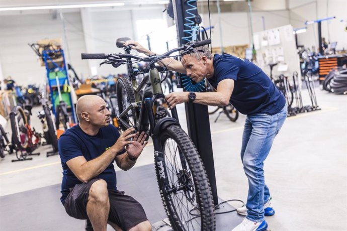 Centro de reacondicionamiento de Rebike en Kempten. 