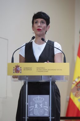 La ministra de Inclusión, Seguridad Social y Migraciones Elma Saiz