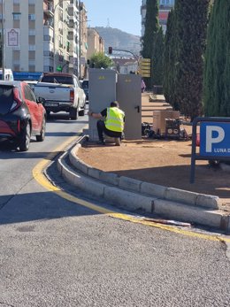 Instalación de sensores para la medición de la contaminación del tráfico