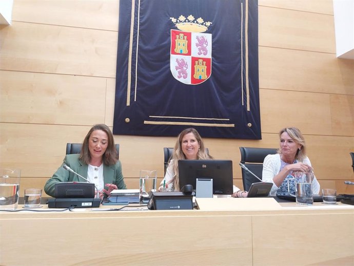 María González Corral en un momento de su comparencencia en la comisión de Agricultura, Ganadería y Desarrollo Rural