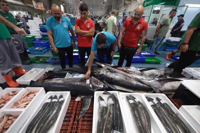 Mercado de pescado de Mercamálaga.