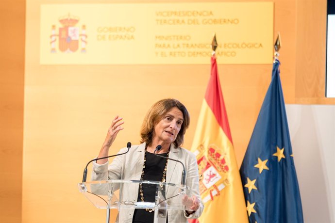 La vicepresidenta tercera i ministra per a la Transició Ecològica i el Repte Demogràfic, Teresa Ribera.