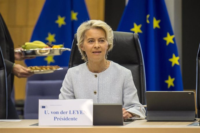 La presidenta de la Comisión Europea, Ursula von der Leyen (archivo)