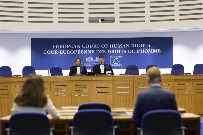 Audiencia de lectura de la sentencia del caso Pindo Mulla c España en el Tribunal Europeo de Derechos Humanos (TEDH).