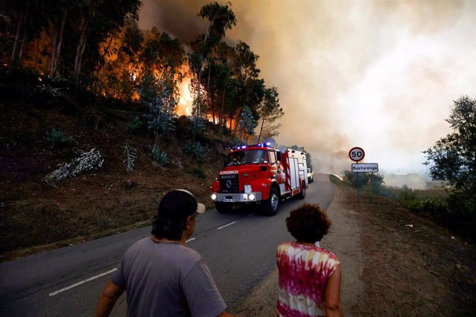 Incendios en Portugal.