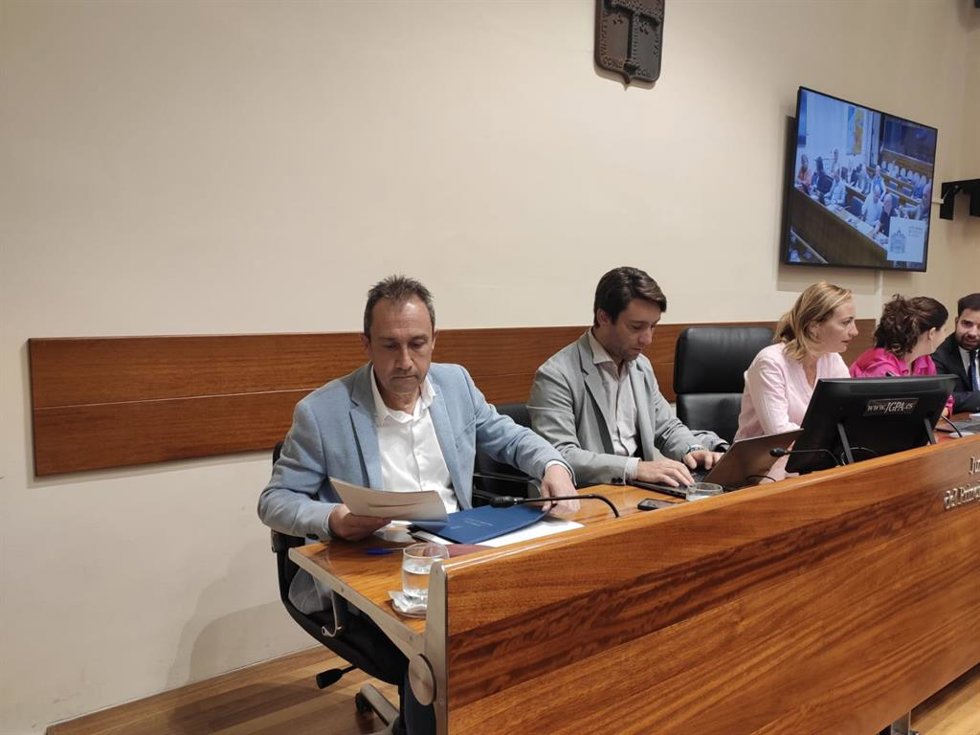 Ovidio Zapico, en una comisión parlamentaria