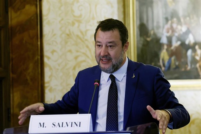 Archivo - El vice primer ministro de Italia, Matteo Salvini. 