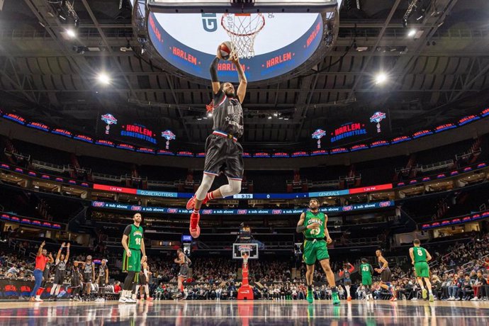 Partido de exhibición de los Harlem Globetrotters