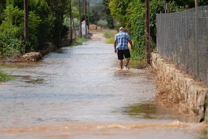 Archivo - Imagen de archivo de una zona inundada